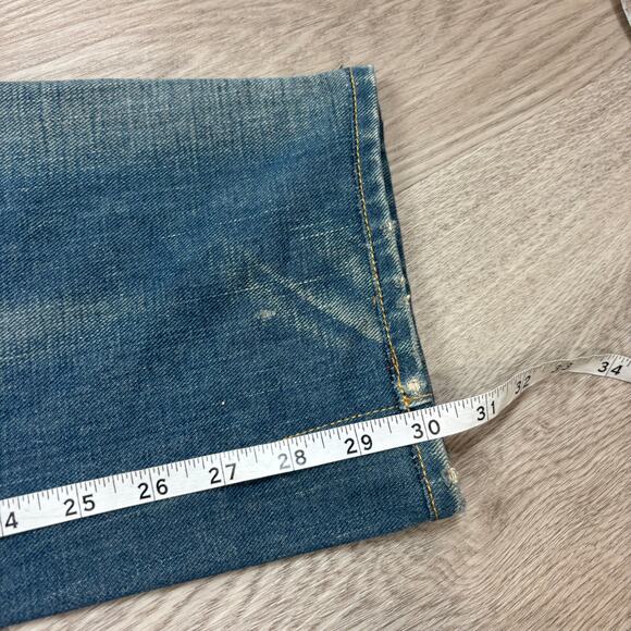 RRL Double RL Slim Boot Cut Repaired Selvedge Jeans 36x30 Japan - Picture 8 of 16